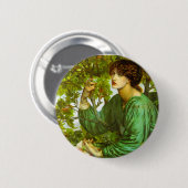 Der Traum von Dante Gabriel Rossetti Button (Vorne & Hinten)