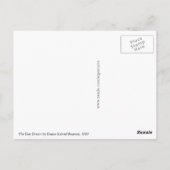 Der Traum von Dante Gabriel Rossetti Postkarte (Rückseite)