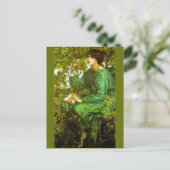 Der Traum von Dante Gabriel Rossetti Postkarte (Stehend Vorderseite)