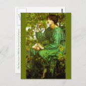 Der Traum von Dante Gabriel Rossetti Postkarte (Vorne/Hinten)