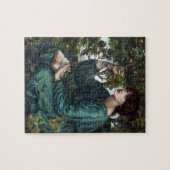 Der Traum von Dante Gabriel Rossetti Puzzle (Horizontal)