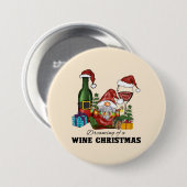 Der Traum von einem Weihnachtsfest Button (Vorne & Hinten)