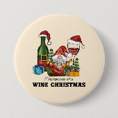 Der Traum von einem Weihnachtsfest Button (Vorderseite)