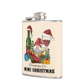 Der Traum von einem Weihnachtsfest Flachmann (Links)