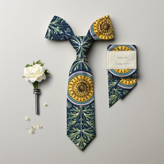 Der Traum von Gelben Löwenzahn: Viktorianische Ära Krawatte