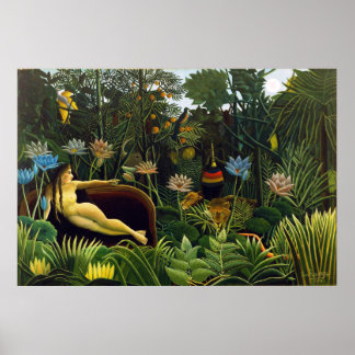 Der Traum von Henri Rousseau (1910) Poster
