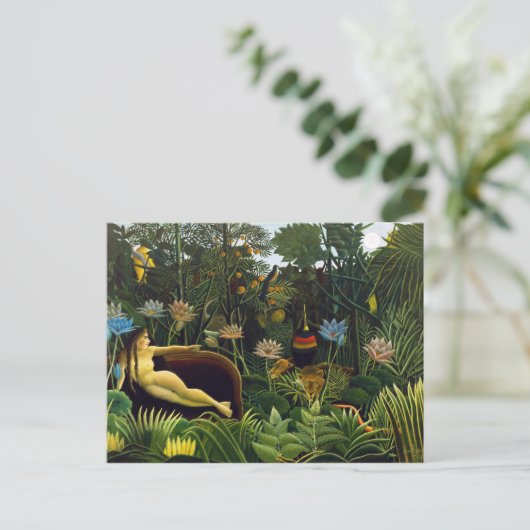Der Traum von Henri Rousseau (1910) Postkarte (Stehend Vorderseite)