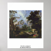 Der Traum von Jakob von Michael Willmann Poster (Vorne)