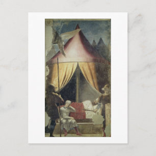 Der Traum von Konstantin aus der Legende des T Postkarte