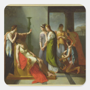 Der Traum von Orestes Quadratischer Aufkleber