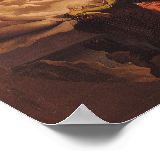 Der Traum von Ossian, 1813 Poster (Ecke)