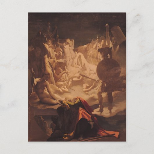 Der Traum von Ossian, 1813 Postkarte (Vorderseite)