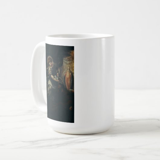 Der Traum von Saint Joseph Kaffeetasse (Vorderseite Links)