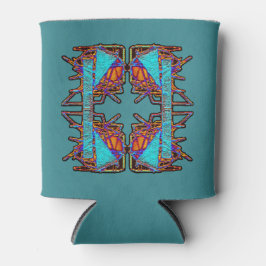 Der Traum von Schmetterlingen Emblem Cooler Dosenkühler