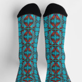 Der Traum von Schmetterlingen Socken (Oben)