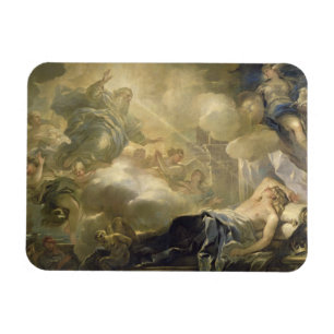 Der Traum von Solomon, c.1693 (Öl auf Leinwand) Magnet