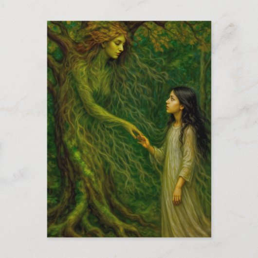 "Der Traum von Sylvaine" - eine Zeit, um Abschied  Postkarte (Vorderseite)