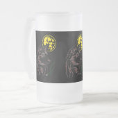 Der träumende junge Wolf Tasse (Vorderseite Links)