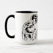 Der träumende junge Wolf Tasse (Links)
