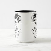 Der träumende junge Wolf Tasse (Zentrum)