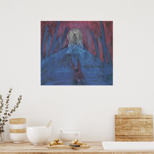 Der Träumer von Walter Gramatte Poster (Küche)