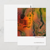 Der Traumschrei Postkarte (Vorne/Hinten)