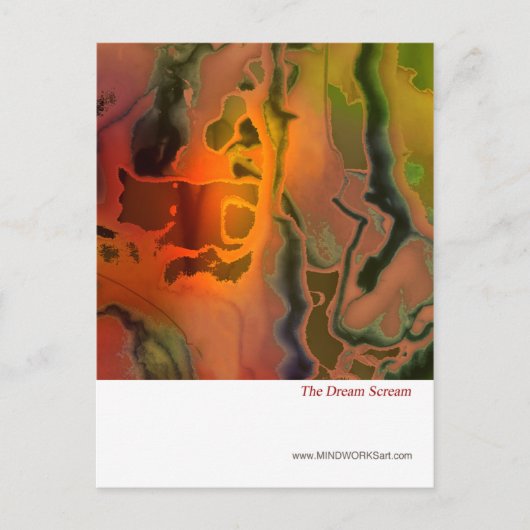 Der Traumschrei Postkarte (Vorderseite)