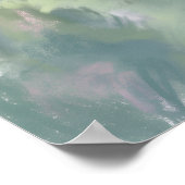 Der Traumteich der sanften Geistwandkunst Poster (Ecke)