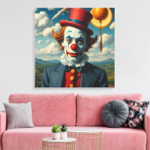 der traurige Clown Leinwanddruck (Insitu (Wohnzimmer))