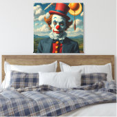 der traurige Clown Leinwanddruck (Insitu (Schlafzimmer))