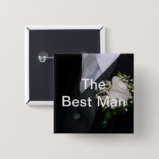 Der Trauzeuge Button (Vorne & Hinten)
