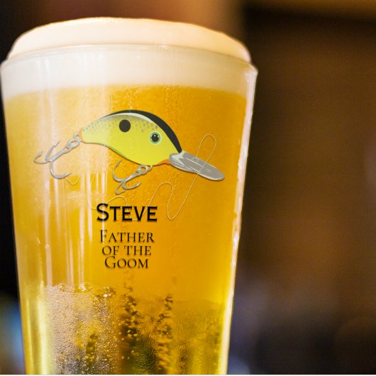 Der Trauzeuge der Männer zum Vater des Lebens Glas