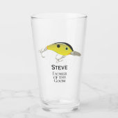 Der Trauzeuge der Männer zum Vater des Lebens Glas (Vorderseite)