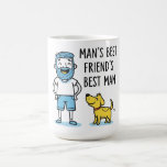 Der Trauzeuge des besten Freundes Kaffeetasse<br><div class="desc">Dieses niedlich doodle-ähnliche Design der Tasse kommt mit einer niedlichen Botschaft für den Hundedad des Hauses: Der Trauzeuge des besten Freundes des Mannes. Es ist ein großartiges Design für Hundeväter von letzterem Alter.</div>
