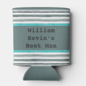 Der Trauzeuge des modernen einfachen Hochzeitsgürt Dosenkühler (Rückseite)