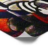 Der Travler von Lyubov Popova Poster (Ecke)