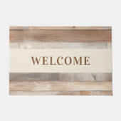 Der treibende, beige Empfang Fußmatte (Vorderseite)