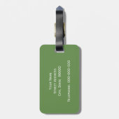 Der Trend ist Ihr freundesweiter Börsenhändler Gepäckanhänger (Rückseite vertikal)