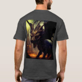 Der trendste dunkle T - Shirt: Komfort trifft auf T-Shirt (Rückseite)