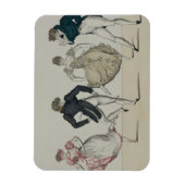 Der "Trenis" Quadrille, Platte 19 von "Le Bon Genr Magnet (Vertikal)