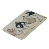 Der "Trenis" Quadrille, Platte 19 von "Le Bon Genr Magnet (Linke Seite)