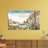 Der Trevi-Brunnen in Rom Leinwanddruck (Insitu (Wohnzimmer))