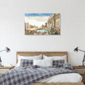 Der Trevi-Brunnen in Rom Leinwanddruck (Insitu (Schlafzimmer))