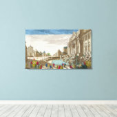 Der Trevi-Brunnen in Rom Leinwanddruck (Insitu (Holzboden))