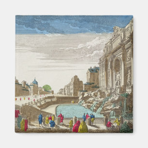 Der Trevi-Brunnen in Rom Magnet