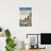 Der Trevi-Brunnen in Rom Poster (Heimbüro)