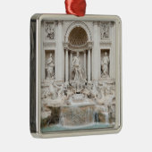 Der Trevi-Brunnen (Italiener: Fontana di Trevi) Silbernes Ornament (Rechts)