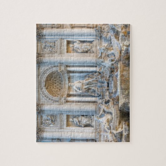 Der Trevi-Brunnen (italienisch: Fontana di Trevi) Puzzle (Vertikal)