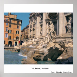 Der Trevi-Brunnen Poster