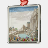 Der Trevi-Brunnen, Rom Ornament Aus Metall (Links)